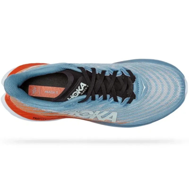 Hoka One One Men's Mach 5 Blue Red-6